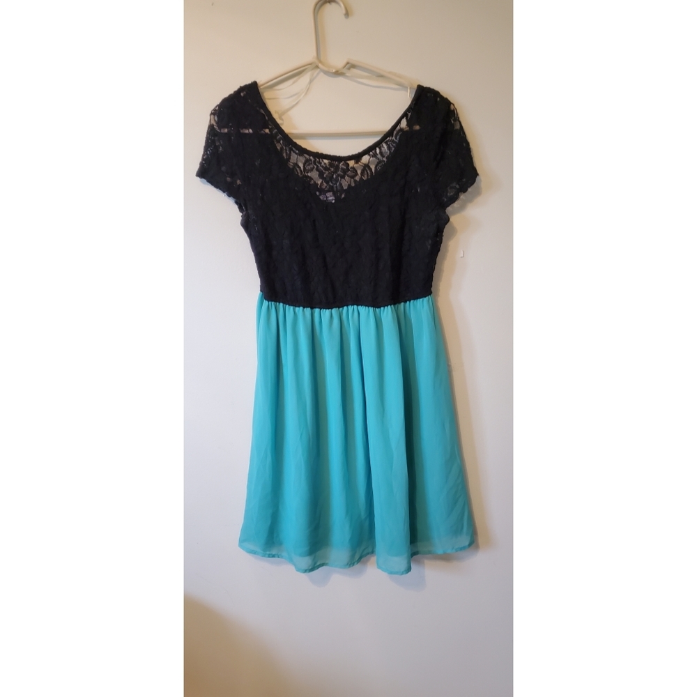 Lace top dress